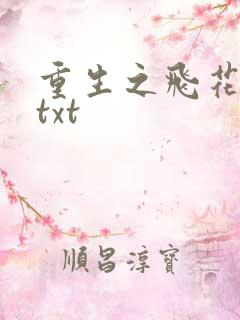 重生之飞花落照txt