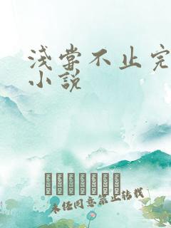 浅尝不止完整版小说