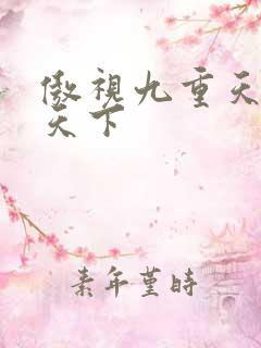 傲视九重天风凌天下