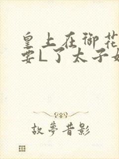 皇上在御花园里要L了太子妃