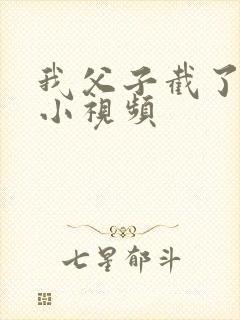 我父子截了一段小视频