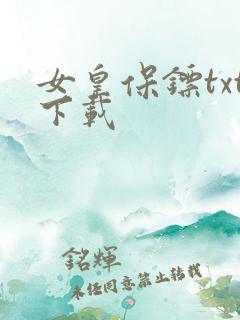 女皇保镖txt下载