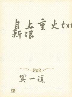 月上重火txt新浪