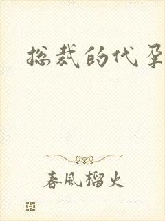 总裁的代孕女友