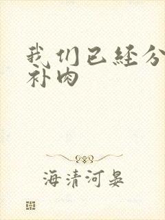 我们已经分手了补肉