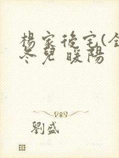 杨家后宅(全)冬儿 暖阳