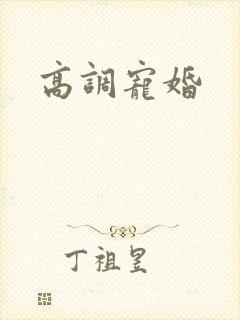 高调宠婚
