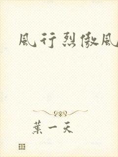 风行烈傲风