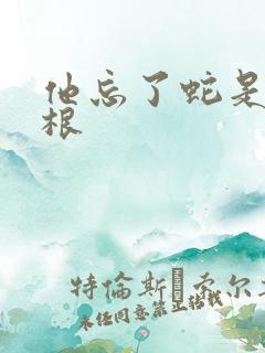 他忘了蛇是有两根