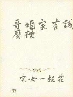 哥咱家有钱了什么梗