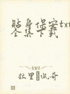 贴身保安txt全集下载