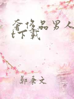 奢侈品男人txt下载