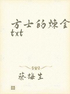 方士的炼金攻略txt