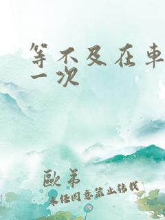 等不及在车里做一次