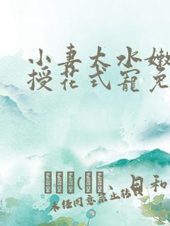 小妻太水嫩陆教授花式宠免费阅读视频