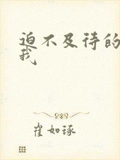 迫不及待的想要我