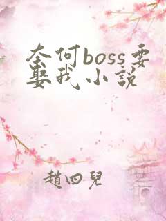 奈何boss要娶我小说