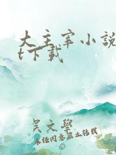 大主宰小说txt下载