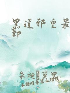 黑道邪皇最新章节