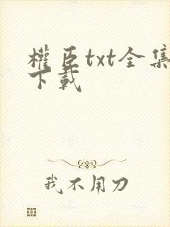 权臣txt全集下载