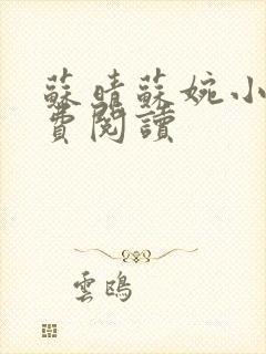 苏晴苏婉小说免费阅读