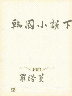 韩国小说下载
