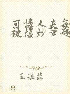 可怜人夫每天都被爆炒笔趣阁