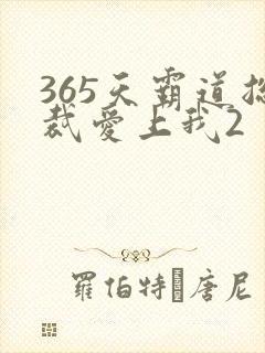 365天霸道总裁爱上我2