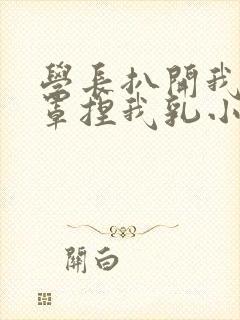 学长扒开我的乳罩捏我乳小说