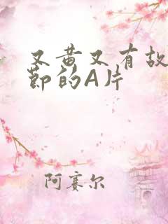 又黄又有故事情节的A片