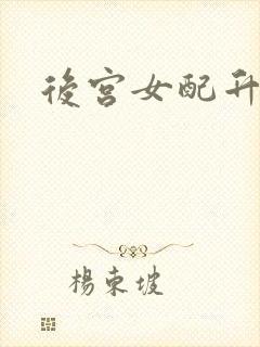 后宫女配升级记