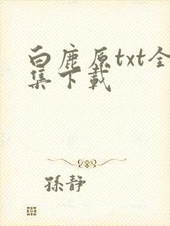 白鹿原txt全集下载