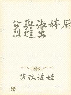 公与淑婷厨房猛烈进出