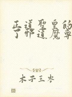 正道圣皇的我娶了邪道魔尊 小说