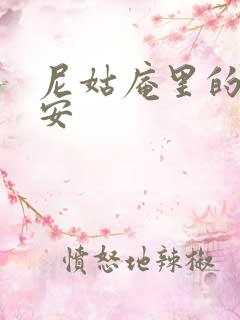 尼姑庵里的男保安