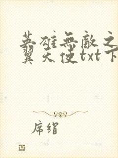 英雄无敌之十二翼天使txt下载