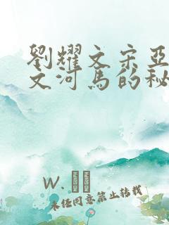 刘耀文宋亚轩车文河马的秘密河润滑油