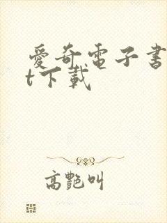 爱奇电子书txt下载