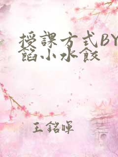 授课方式BY肉馅小水饺