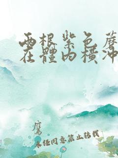 两根紫色蘑菇头在体内横冲直撞