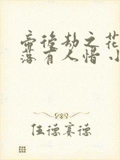 帝后劫之花开花落有人惜 小说