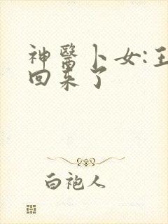 神医卜女:王妃回来了