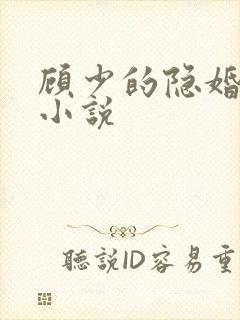 顾少的隐婚罪妻小说