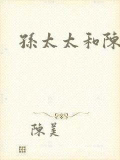 孙太太和陈阿姨