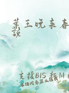 叶玉晚来春 小说