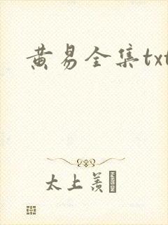 黄易全集txt