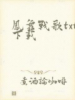凤舞战歌txt下载