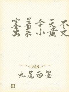 塞着今天不准拿出来小黄文