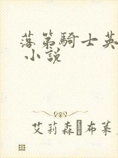 落第骑士英雄谭 小说