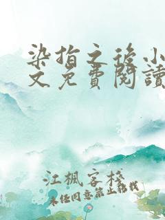 染指之后小说全文免费阅读